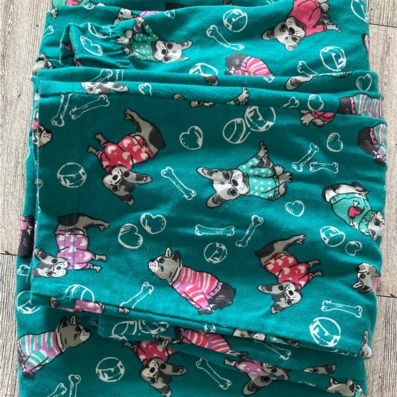 2pc PJ’s LS oversized Tee with leggings from Women Within Size 1X - Picture 2 of 4